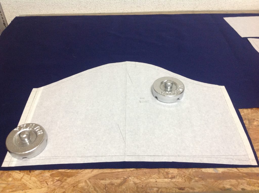 NARUTOのサスケの衣装の袖の型紙